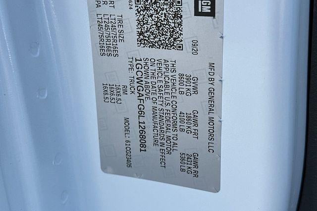 2020 Chevrolet Express Cargo 2500 Base