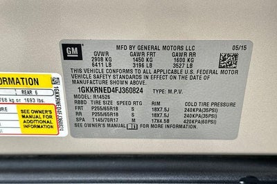 2015 GMC Acadia SLE