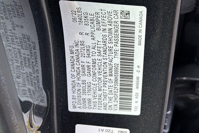 2022 Honda Civic Sedan Sport