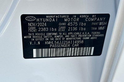 2025 Hyundai Sonata Hybrid Limited