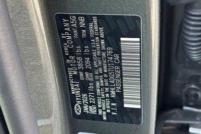 2026 Hyundai Elantra SE