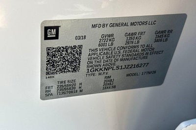 2018 GMC Acadia FWD Denali