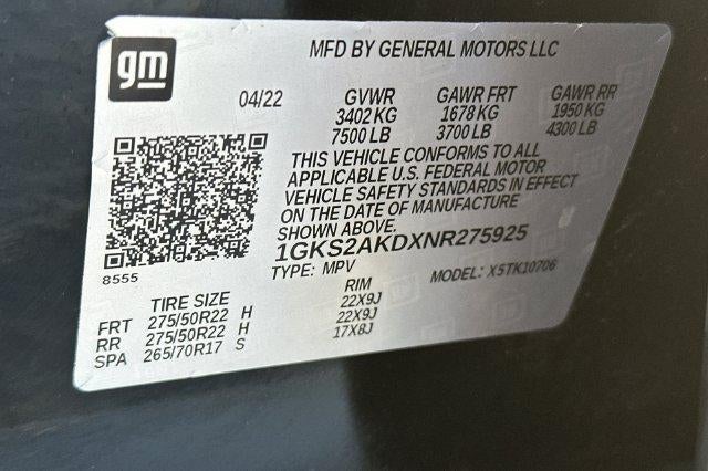 2022 GMC Yukon 4WD 4dr SLE