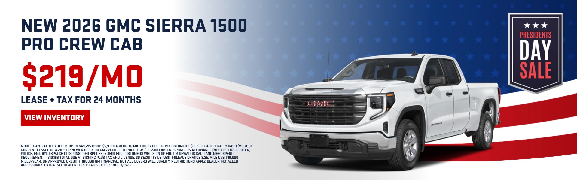 New 2026 GMC Sierra 1500 Pro Crew Cab