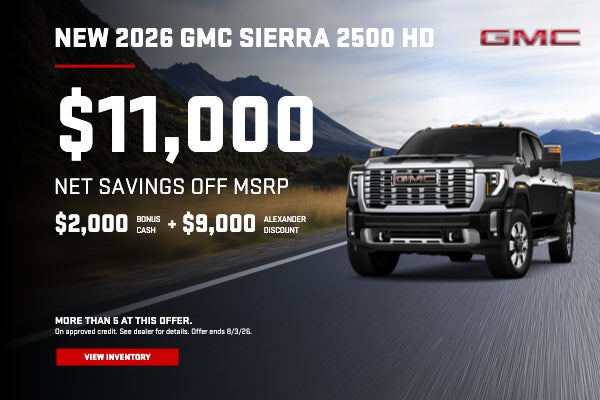 2026 GMC Sierra 2500 HD