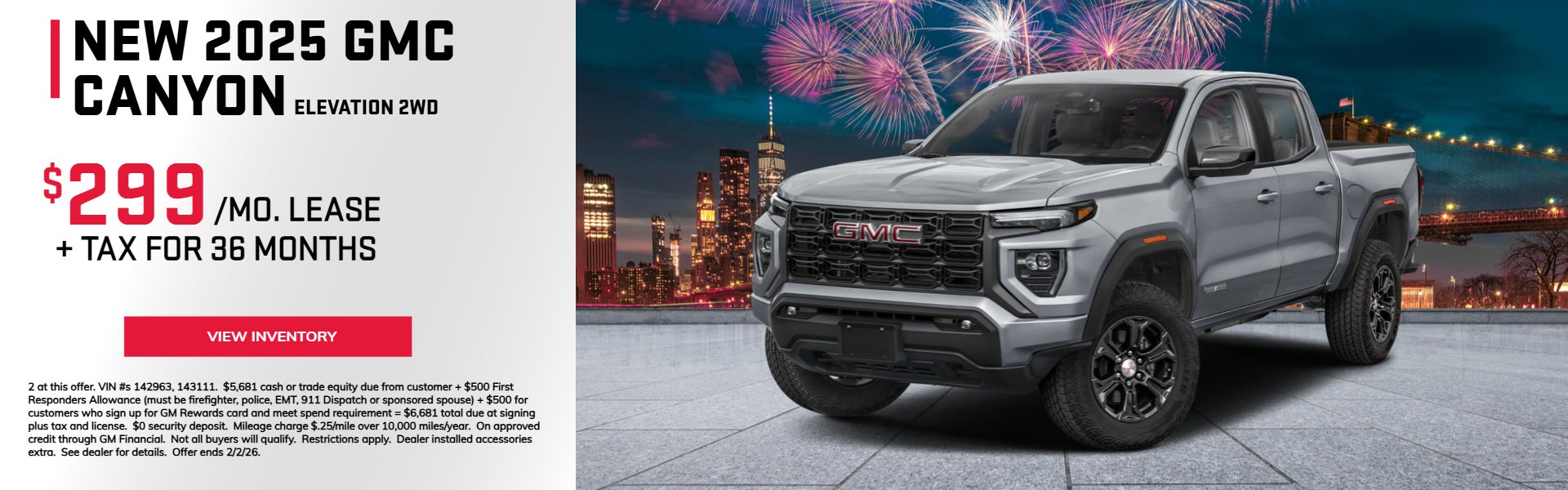 2026 GMC Canyon Special