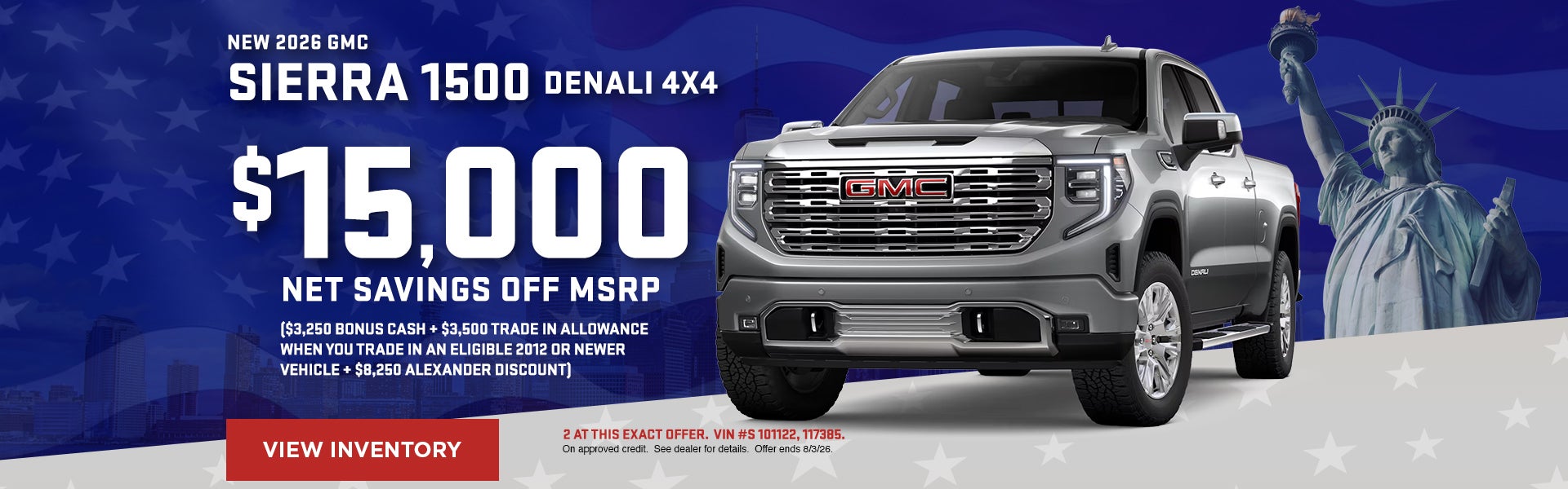 Sierra 1500 Offer