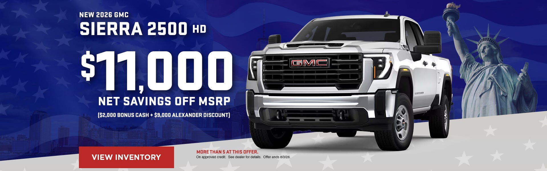 Sierra 2500 Offer