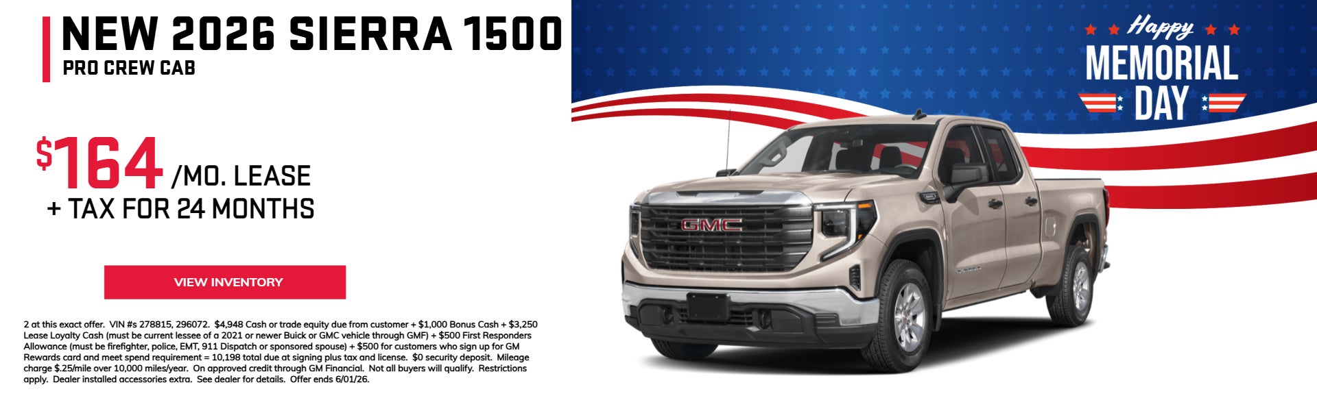 New 2026 GMC Sierra 1500 Pro 